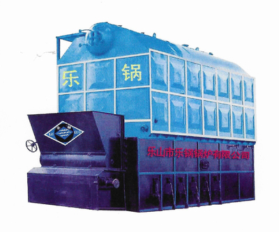 SZL链条炉排双筒全水管蒸汽锅炉